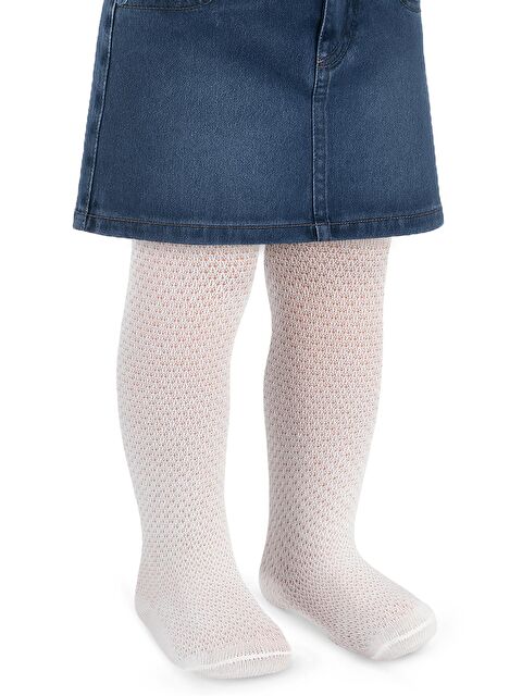 Katamino Lacoste Bebek Kız 6- Külotlu Çorap - Beyaz 18 Ay - S000526152-20063