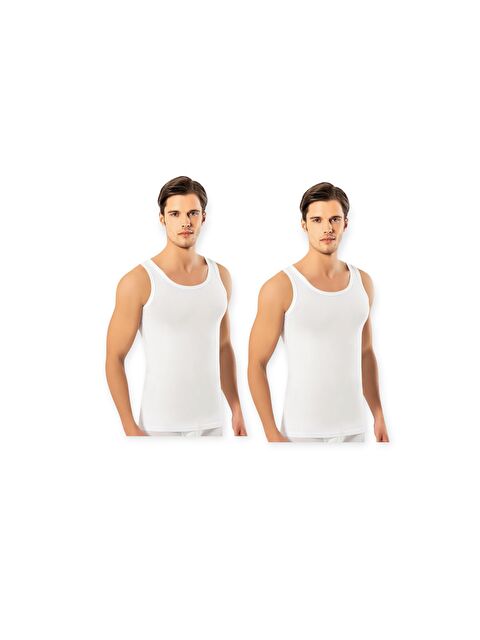 Güneş Yunus Erdem Penye Erkek %100 Pamuk Atlet 2'li - S000363440-20063