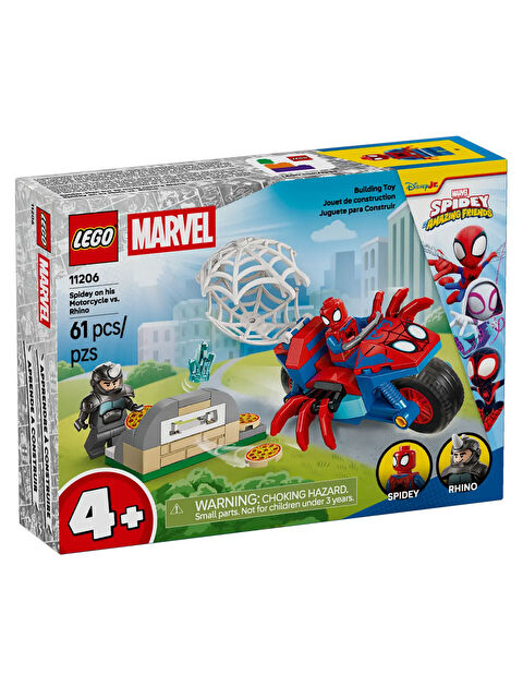 Lego Marvel Spidey ve Arkadaşları Spidey vs. Rhino 11206