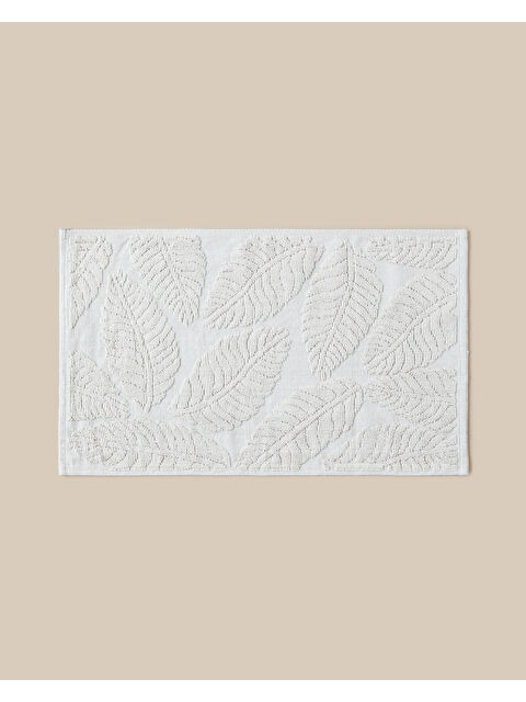 English Home Floweret Pamuklu Bukle Kilim 60x100 cm Krem