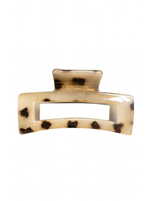 New Obsessions 8 cm Kaplumbağa Desenli Asetat Mandal Toka - S000480697-26429