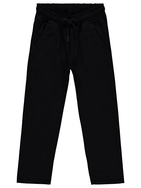 Civil Boys Beli Lastikli 10-13 Yaş Pantolon - Siyah