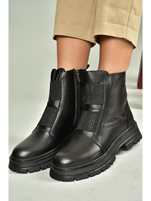 Fox Shoes Siyah Kadın Bot V555101603 - S000442112-19351