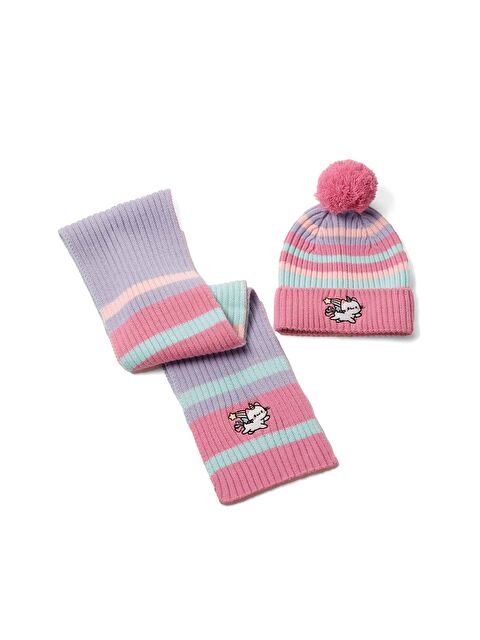 Polaris FAST SET B-5PR Çok Renkli Kız Çocuk Atkı Bere - S000492955-23173