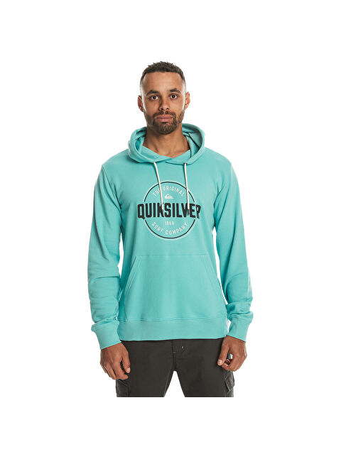 Quiksilver Circle Up Hoodie Erkek Mavi Kapüşonlu Sweatshirt - S000500937-27204