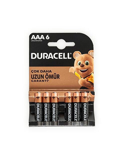 Duracell Basic İnce 6'lı AAA Kalem Pil