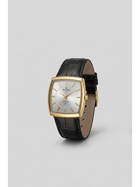 Abluka Online Erkek Sunset Deri Kordon Retro Kol Saati Gold