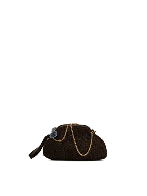 Bagmori Burslu Pilili Hasır Çanta