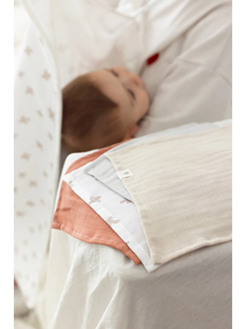 İrya Colors of Joy 4'lü Organik Pamuk İki Katlı Müslin Ağız Bezi - S000503244-37227