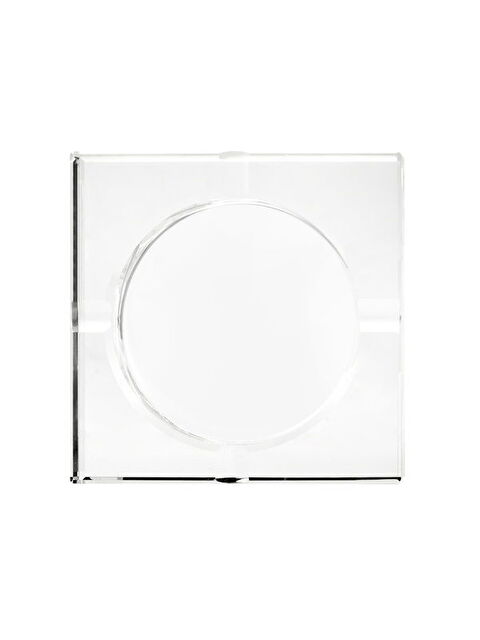 Evidea Deco Kristal Kare Küllük - Şeffaf - 10 cm - S000366849-26865