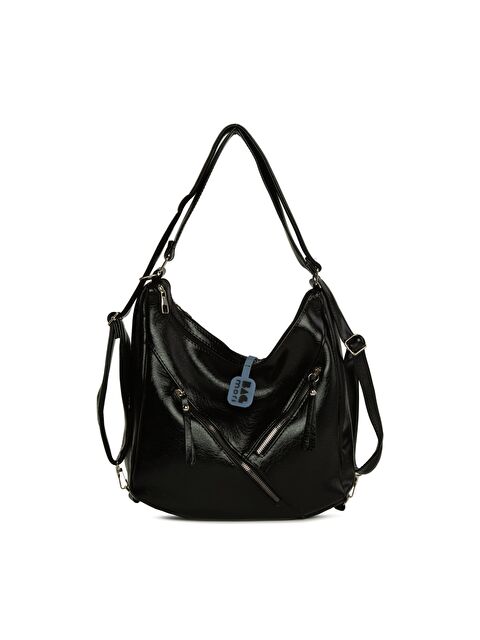 Bagmori Çift Fermuarlı Salaş Askılı ve Sırt Çantası