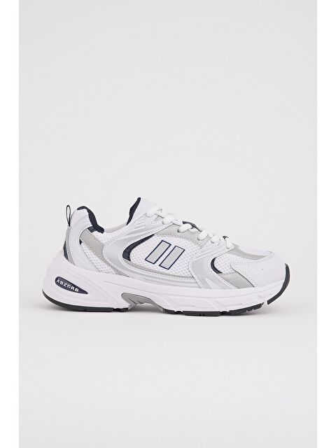 Muggo SHİFT Kadın Kalın Taban Bağcıklı Günlük Sneaker Spor Ayakkabı