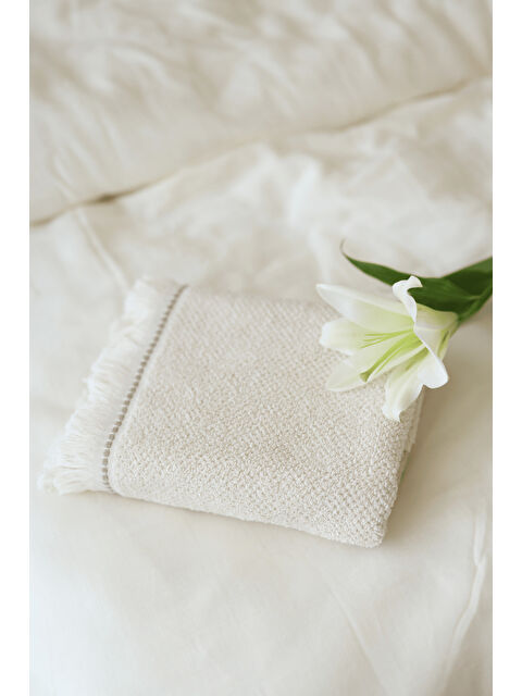 İrya Travertine %100 Pamuk Yüz Havlusu 50x90 Açık Bej - S000504094-19927