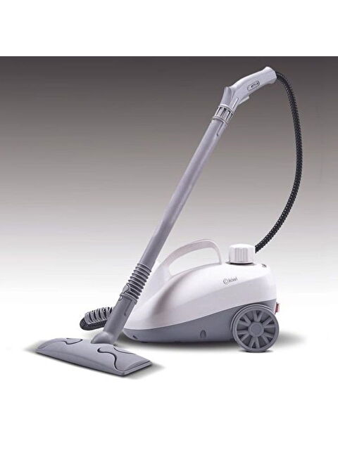 Kiwi KSC-4217 Çok Fonksiyonlu Buharlı 12 Parça Aksesuarlı Temizlik Makinesi - Beyaz / Gri - 2000 Wat