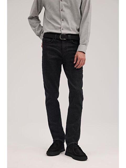 JAKAMEN Antrasit Comfort Fit Pamuklu Jean Pantolon - S000496056-29666