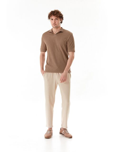 Fullamoda Waffle Kumaş Beli Lastikli Pantolon - S000384887-19928