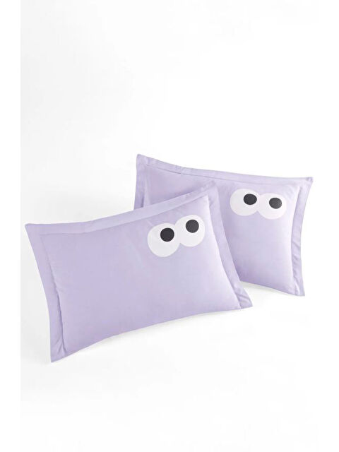 UPSTYLE 2li Yastık Kılıfı Oxf. Funny 50x70 cm Lila - S000368987-17878
