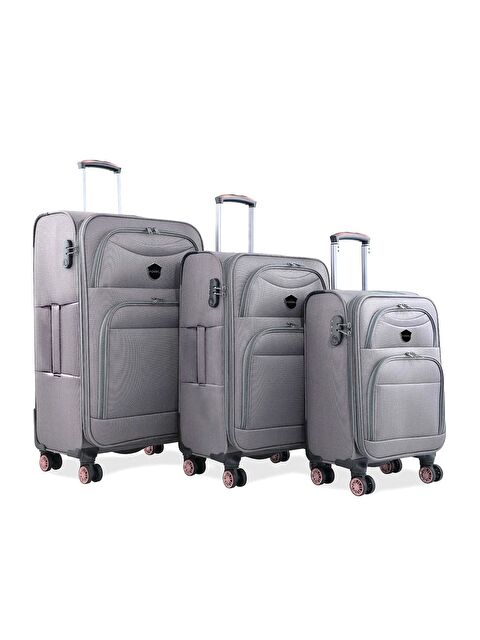 FOSSİL Unisex 3'lü Kumaş Valiz Seti