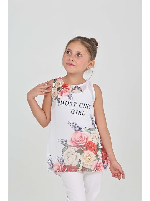 Toontoykids Kız Çocuk Atlet Most Chic Girl Baskılı - S000497851-20063