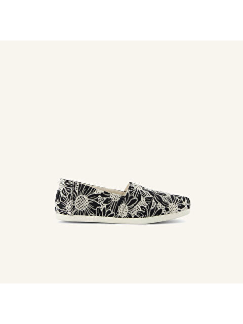 Toms Kadın Espadril 10021888 10021932 Alpargata Classic Oversized Floral Eyelet