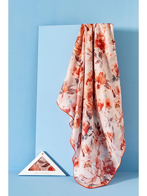Jawel Kadın Çiçek Desenli Ephedra Soft Eşarp - S000426278-20013