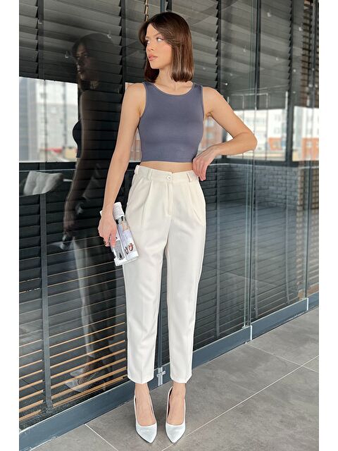 Gülseli Kadın Yüksek Bel Kumaş Pantolon - S000368414-19966