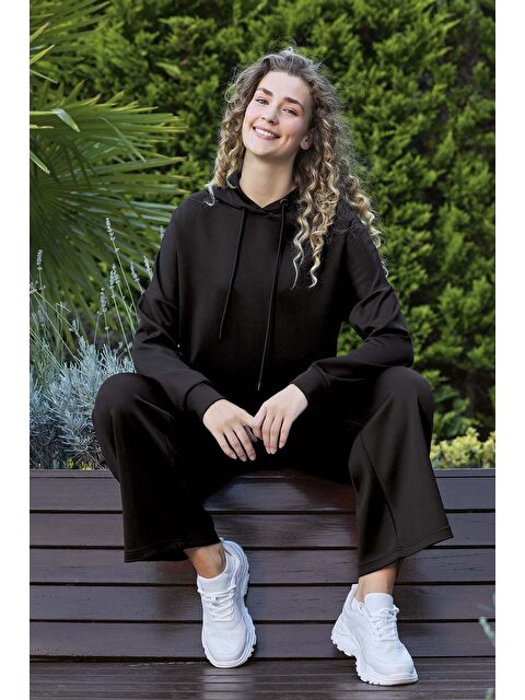Remsa Kadın  Kapüşonlu Cupra Eşofman Takımı 240927 Siyah - S000309902-19351