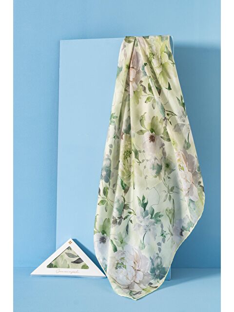 Jawel Kadın Çiçek Desenli Ephedra Soft Eşarp - S000426278-18194