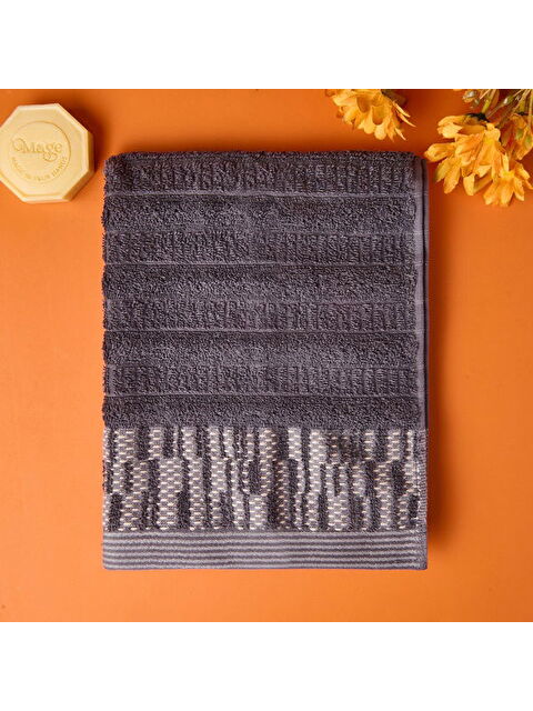 Evidea Soft Sun Madness Juana Saç Havlusu - Gri - 50x90 cm - S000393568-20600