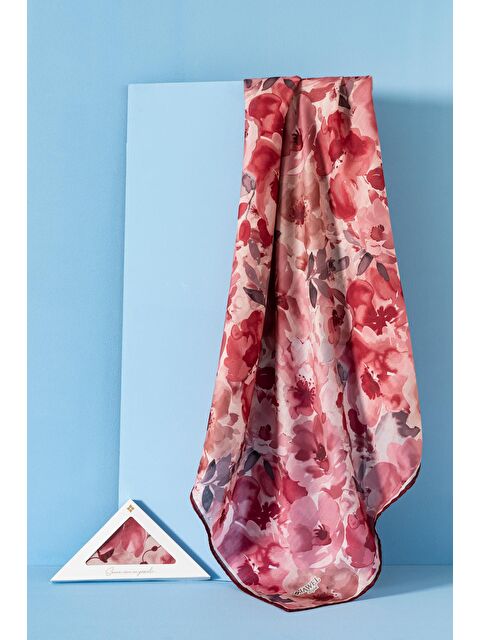Jawel Kadın Desenli Peonia Soft Eşarp - S000426280-19951