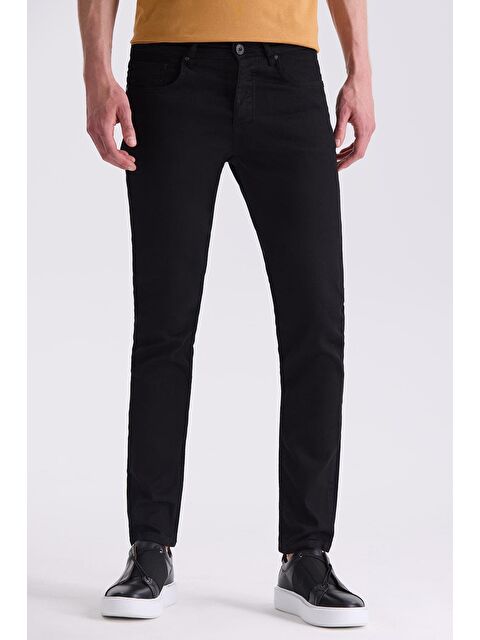JAKAMEN Siyah Slim Fit Pamuklu Jean Pantolon - S000496059-19351