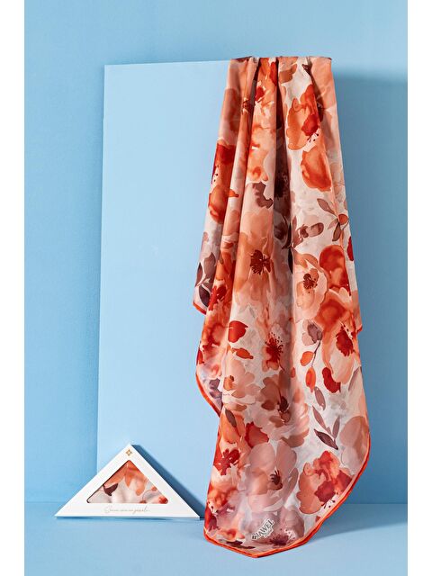 Jawel Kadın Desenli Peonia Soft Eşarp - S000426280-20013