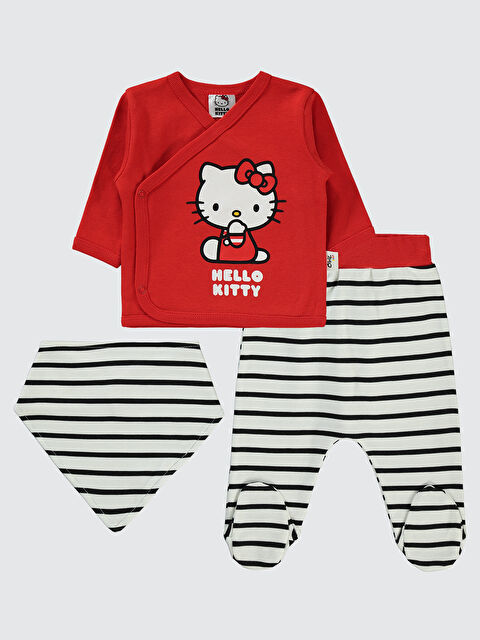Civil Hello Kitty Kız Bebek Zıbın Takımları Siyah - S000341883-19351