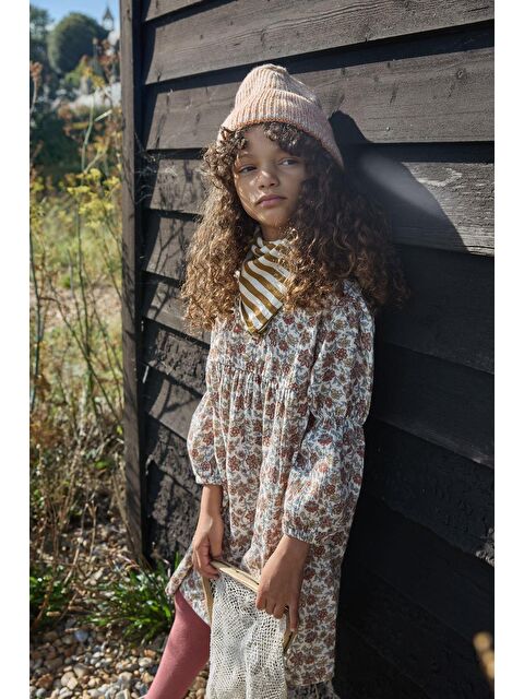 CİGİT Elbise 4-12 Yaş Bej - S000459668-19928