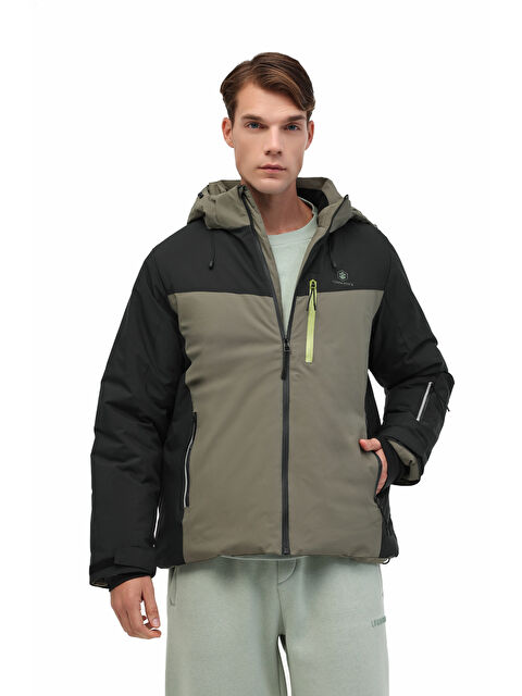 Lumberjack ML XAN 3KSY-HYM25620 5PR Haki Erkek Kısa Kaban Mont - S000490187-18547