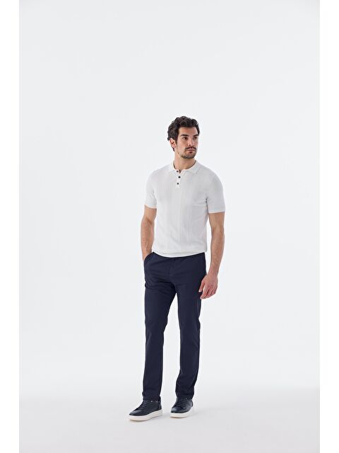 JAKAMEN Lacivert Comfort Fit Lastikli Spor Jogger Pantolon - S000496064-21164