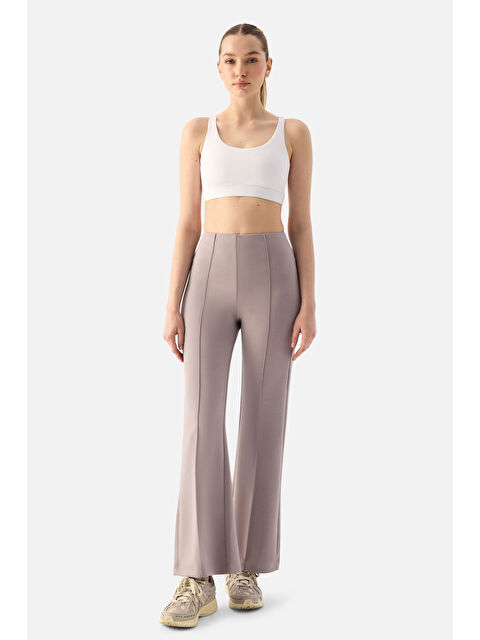 Superstacy Mira Modal İspanyol Paça Taş Rengi Pantolon - S000400708-25636