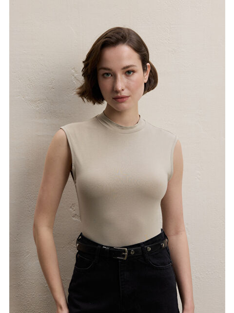 Fresh Scarfs SIFIR KOL BAMBU BODY TAŞ - S000459261-25636