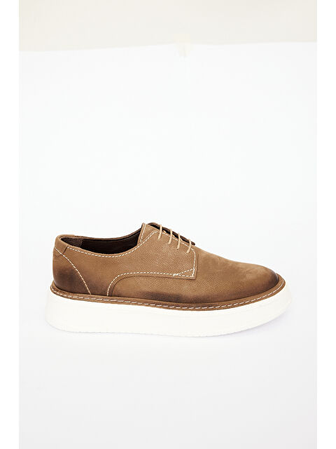 Altınyıldız Classics Erkek Vizon Casual Deri Ayakkabı