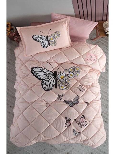 Clasy Ranforce %100 Pamuk Tek Kişilik Uyku Seti Daisy Love V2 - S000408193-24085