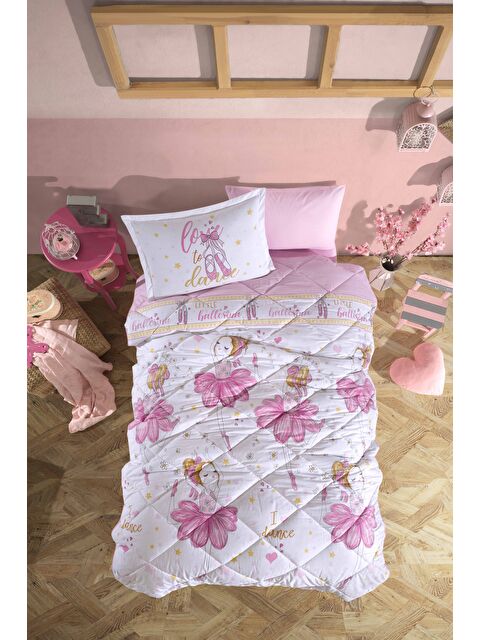 Clasy Ranforce %100 Pamuk Tek Kişilik Uyku Seti Ballerina - S000408197-20024