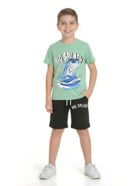 Modanino Erkek Çocuk Şortlu Takım 3-10 Yaş 12642DS