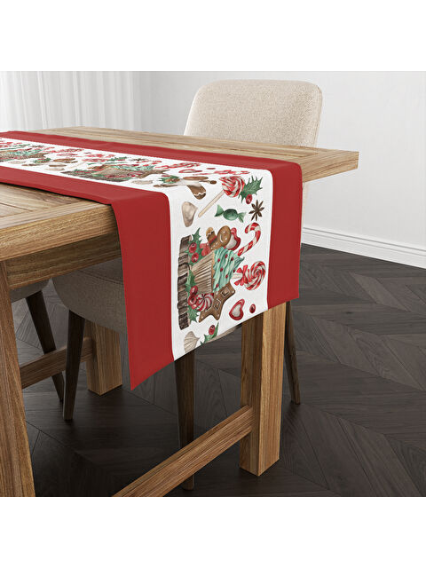 Evmila Yılbaşı Desenli Runner Modeli - S000463023-23173