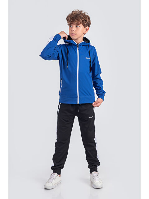 Pina Kids Kapüşonlu Dalkgıç Kumaş Eşofman Takımı Potential ESF2574 - S000444467-23710