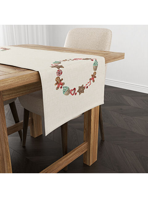 Evmila Yılbaşı Desenli Runner Modeli - S000463025-23173