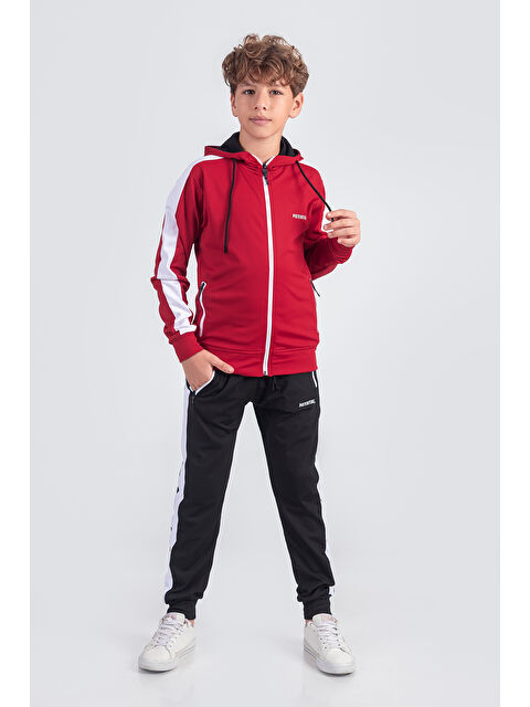 Pina Kids Kapüşonlu Dalkgıç Kumaş Eşofman Takımı Potential ESF2574 - S000444467-20045