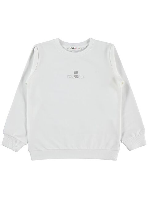 Civil Girls 10-13 Yaş Sweatshirt - Kırık Beyaz