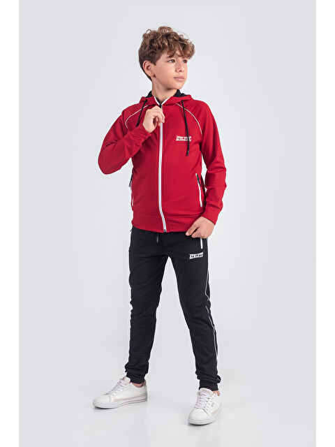 Pina Kids Kapüşonlu Dalkgıç Kumaş Eşofman Takımı Athletic ESF2242 - S000444468-20045