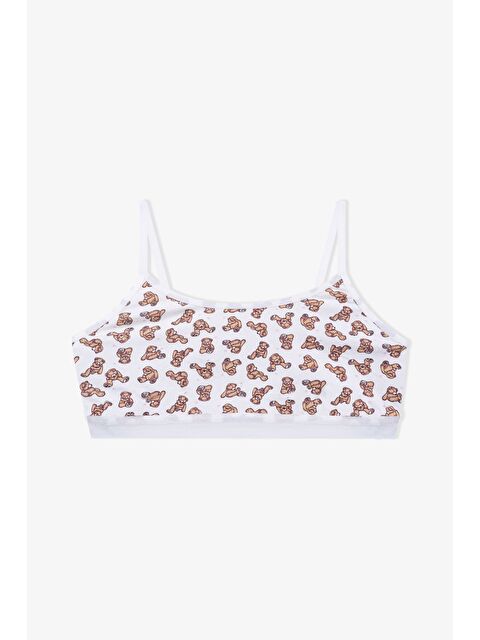 Koza İç Giyim Kız Çocuk 3'lü İp Askılı Yarım Atlet - S000426373-5402