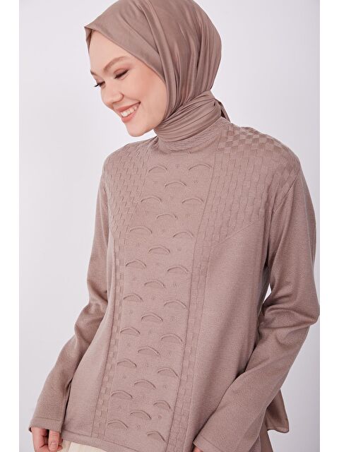 ARMİNE Kazak23kd9006 Vizon - S000489195-26429